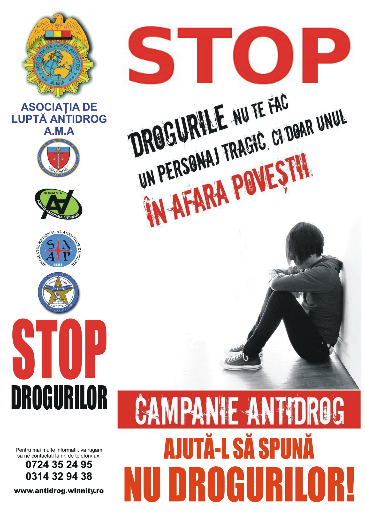 Afis Campanie Antidrog AMA